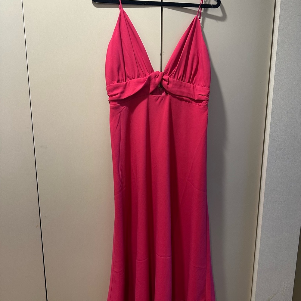 Alexia Admor Elegant Pink Maxi Dress